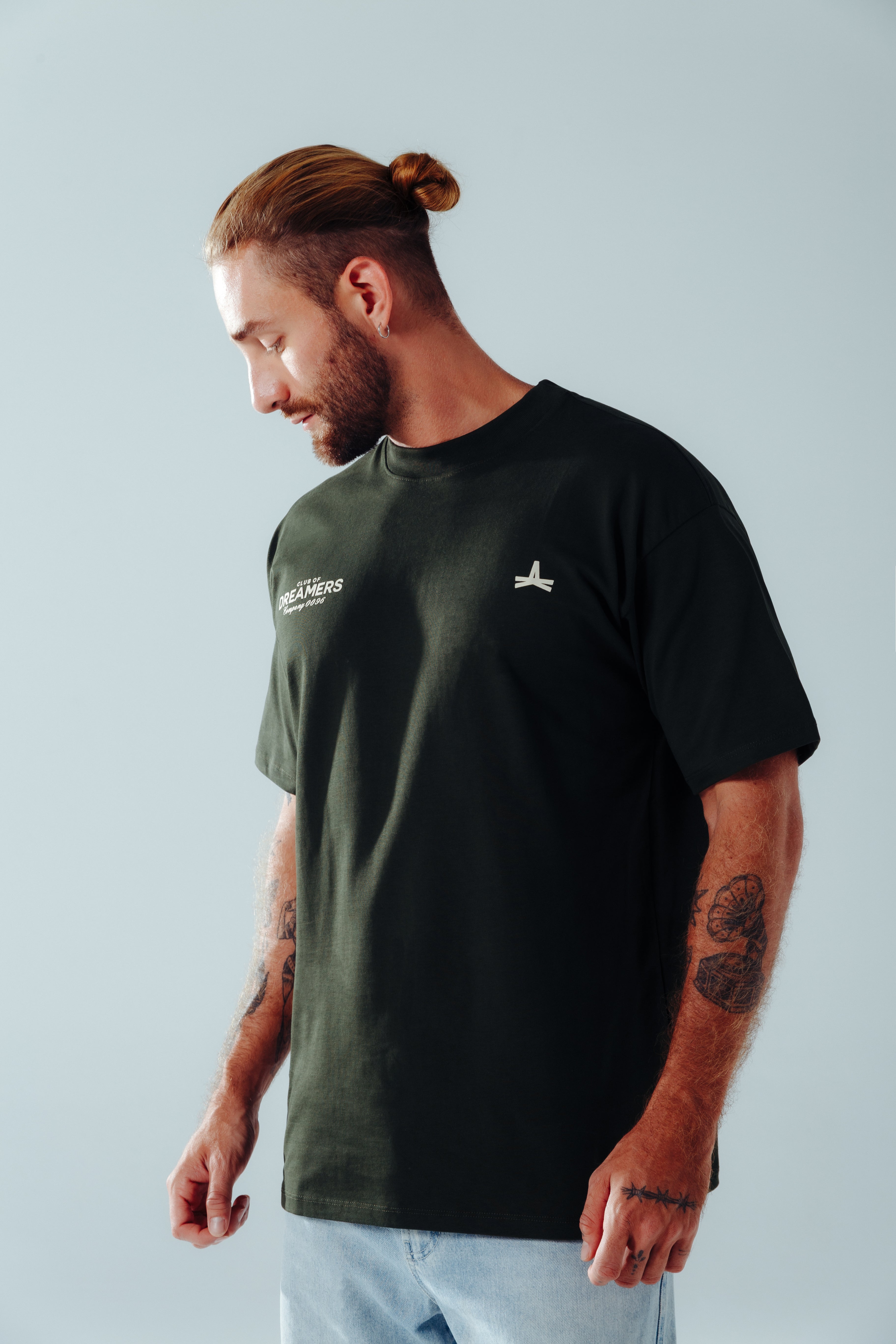 Dreamer Army Oversize T-Shirt Army Green