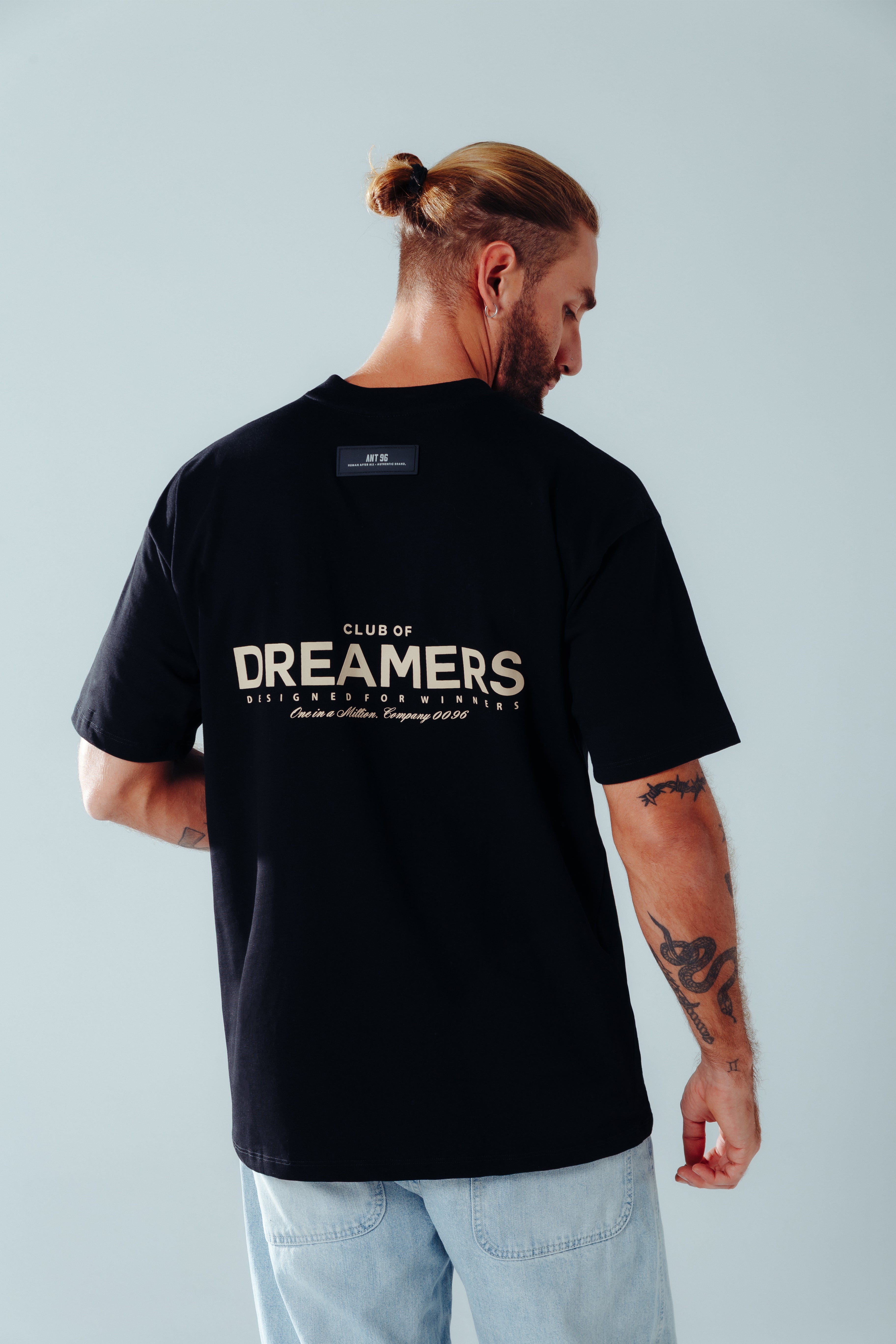 Dreamer Army Oversize T-Shirt Black