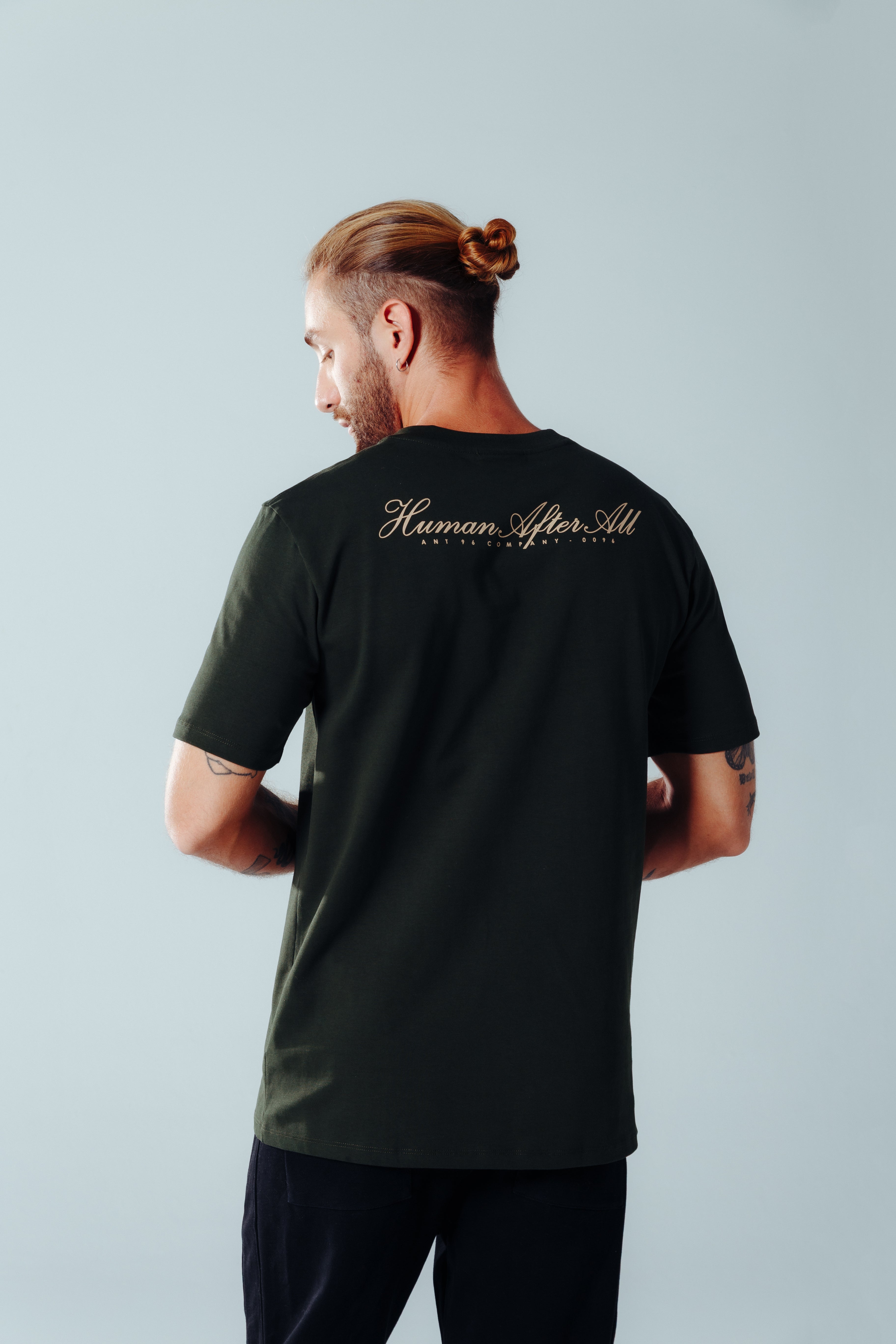 Human After All Regular T-Shirt Army Green