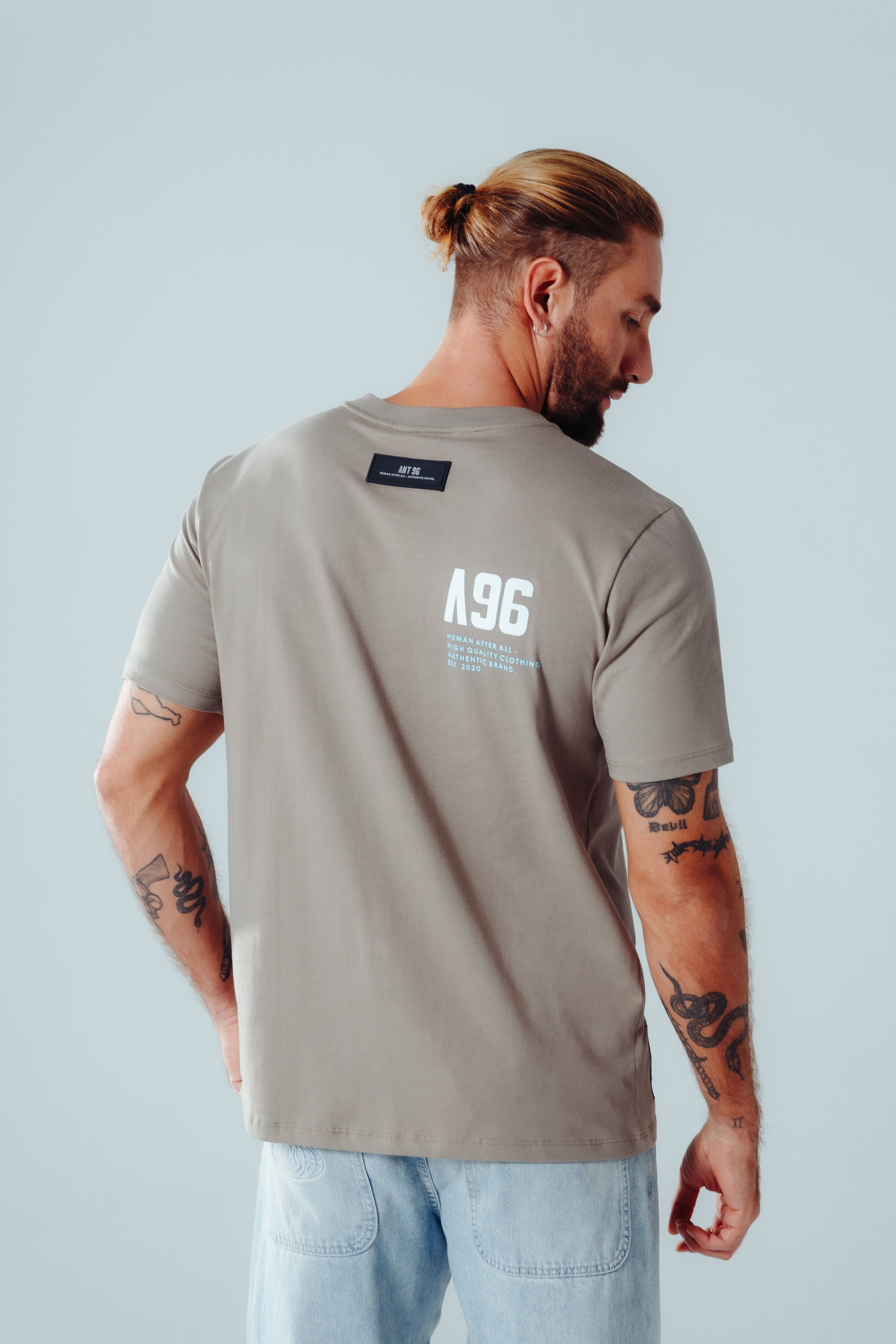 Alive Regular T-Shirt Taupe